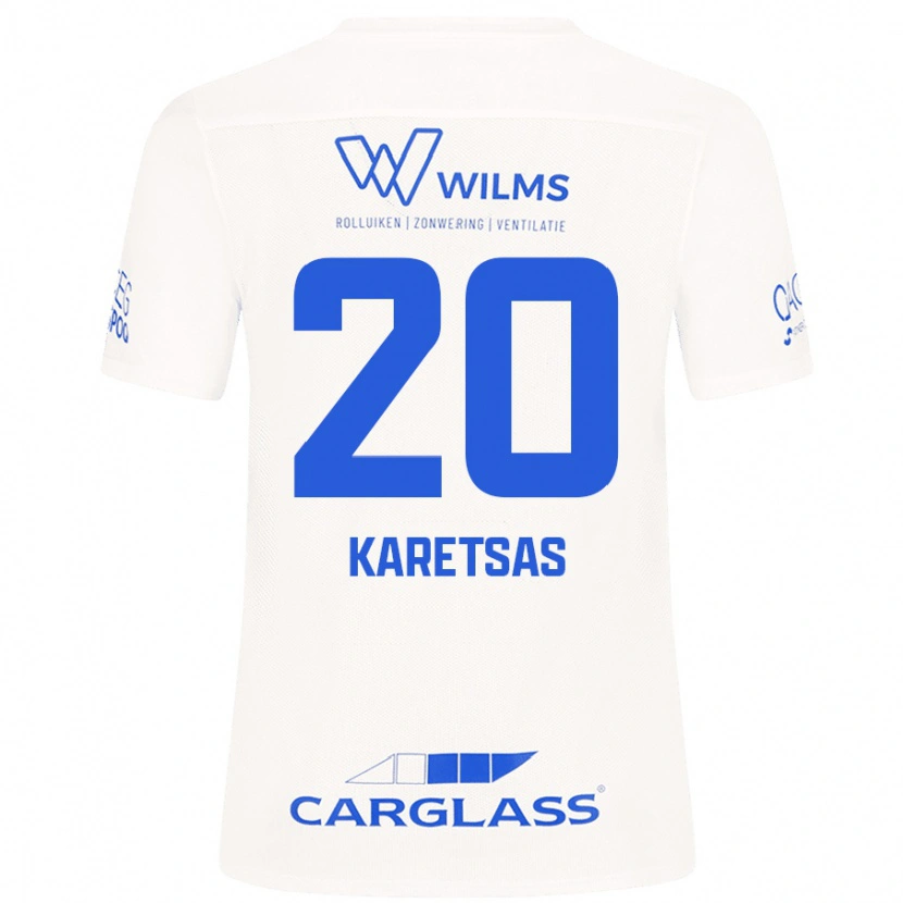 Danxen Kid Konstantinos Karetsas #20 White Away Jersey 2024/25 T-Shirt