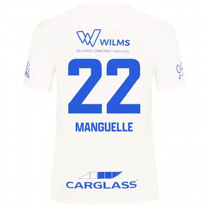 Danxen Kid Brad Manguelle #22 White Away Jersey 2024/25 T-Shirt