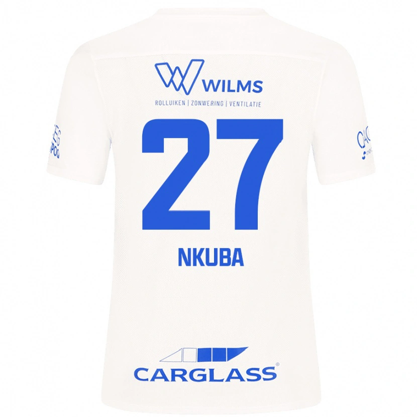 Danxen Kid Ken Nkuba #27 White Away Jersey 2024/25 T-Shirt