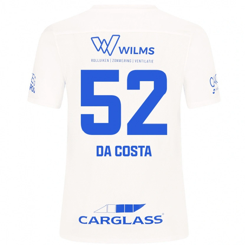 Danxen Kid Wilson Da Costa #52 White Away Jersey 2024/25 T-Shirt