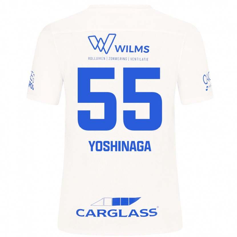 Danxen Kid Yumeki Yoshinaga #55 White Away Jersey 2024/25 T-Shirt