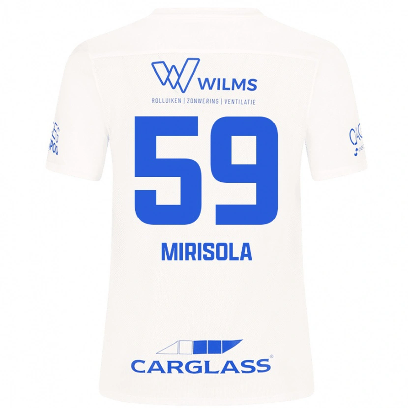 Danxen Kid Robin Mirisola #59 White Away Jersey 2024/25 T-Shirt