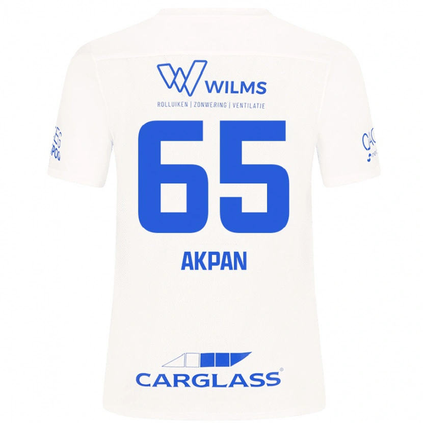 Danxen Kid Christian Akpan #65 White Away Jersey 2024/25 T-Shirt