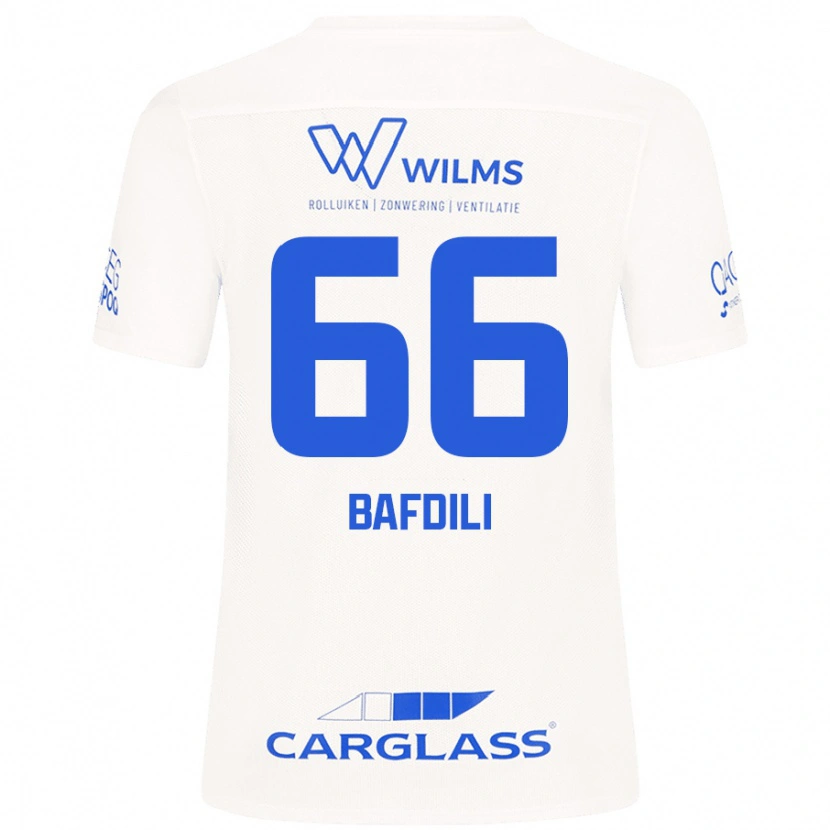 Danxen Kid Zaïd Bafdili #66 White Away Jersey 2024/25 T-Shirt