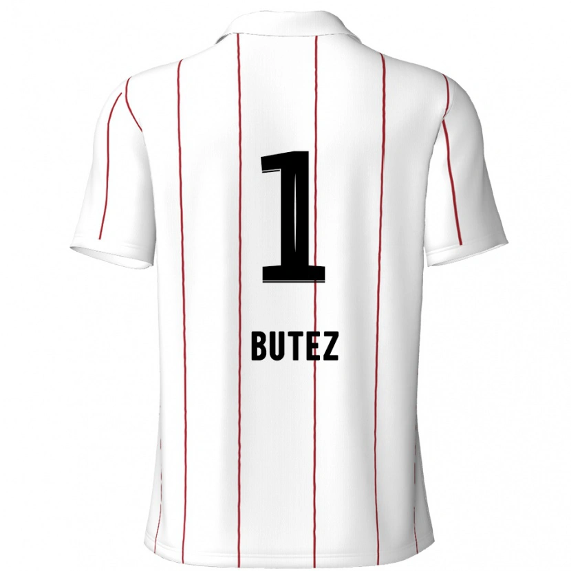 Danxen Kid Jean Butez #1 White Black Away Jersey 2024/25 T-Shirt