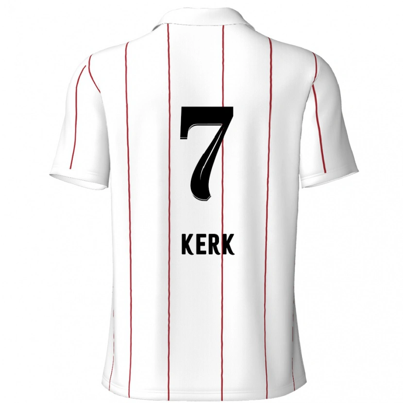 Danxen Kid Gyrano Kerk #7 White Black Away Jersey 2024/25 T-Shirt