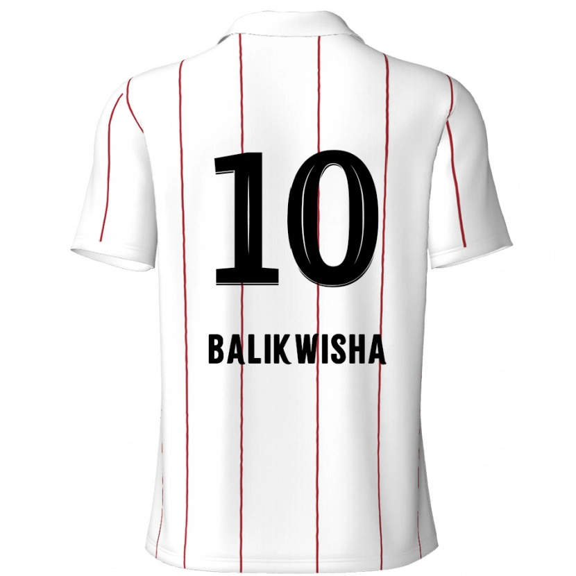 Danxen Kid Michel-Ange Balikwisha #10 White Black Away Jersey 2024/25 T-Shirt