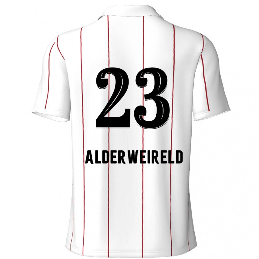 Danxen Kid Toby Alderweireld #23 White Black Away Jersey 2024/25 T-Shirt