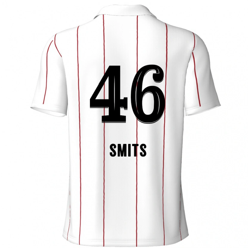 Danxen Kid Milan Smits #46 White Black Away Jersey 2024/25 T-Shirt