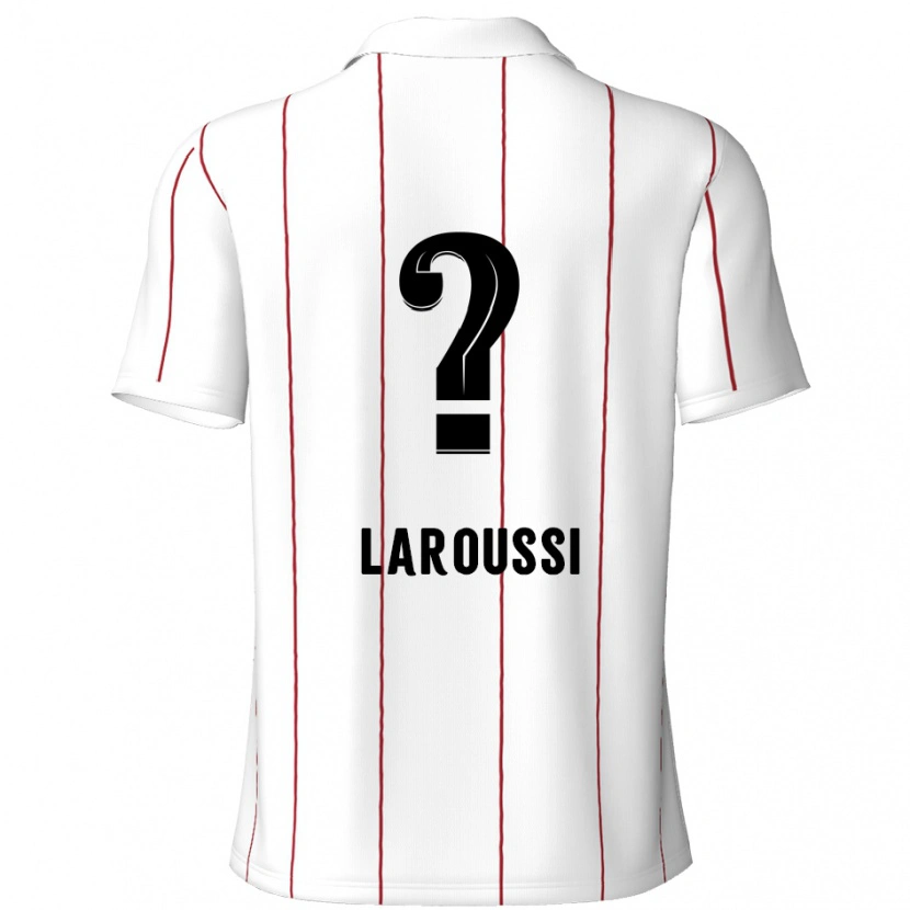 Danxen Kid Nizar Laroussi #0 White Black Away Jersey 2024/25 T-Shirt