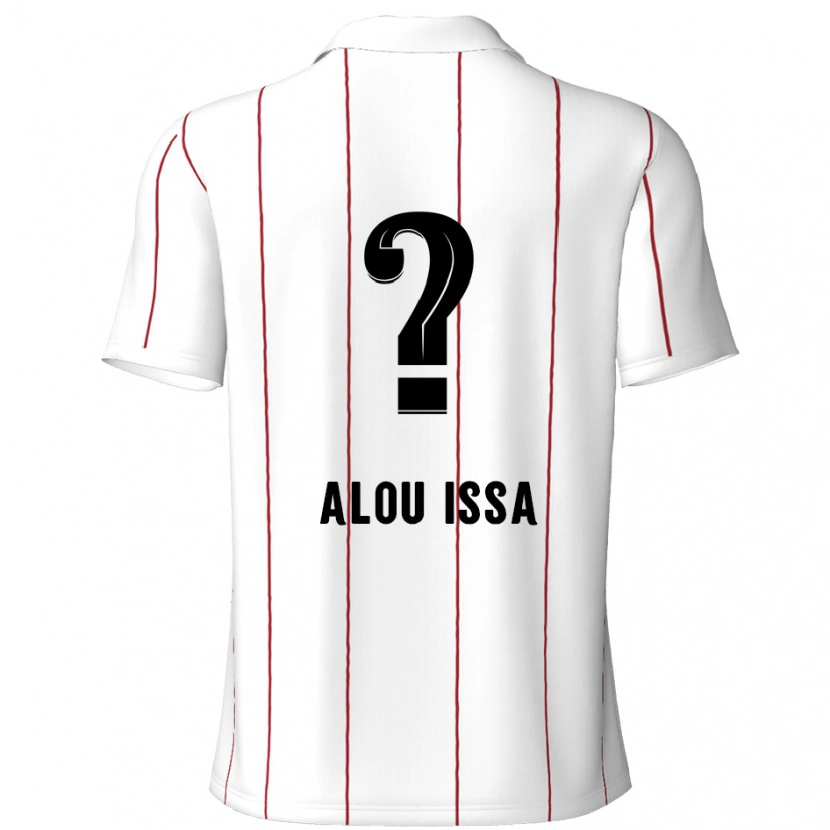 Danxen Kid Benjamin Alou Issa #0 White Black Away Jersey 2024/25 T-Shirt