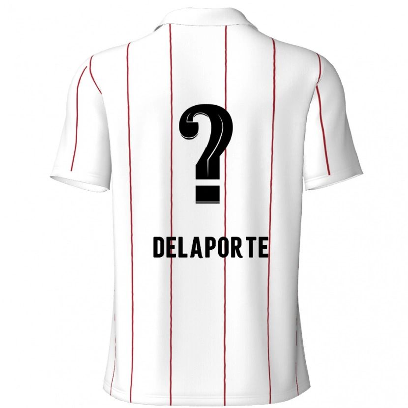 Danxen Kid Kyano Delaporte #0 White Black Away Jersey 2024/25 T-Shirt