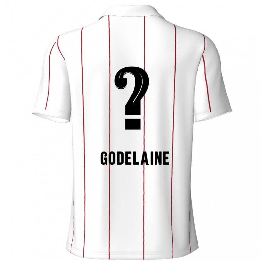 Danxen Kid Jeff Godelaine #0 White Black Away Jersey 2024/25 T-Shirt