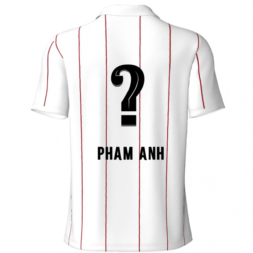 Danxen Kid Khoi Pham Anh #0 White Black Away Jersey 2024/25 T-Shirt