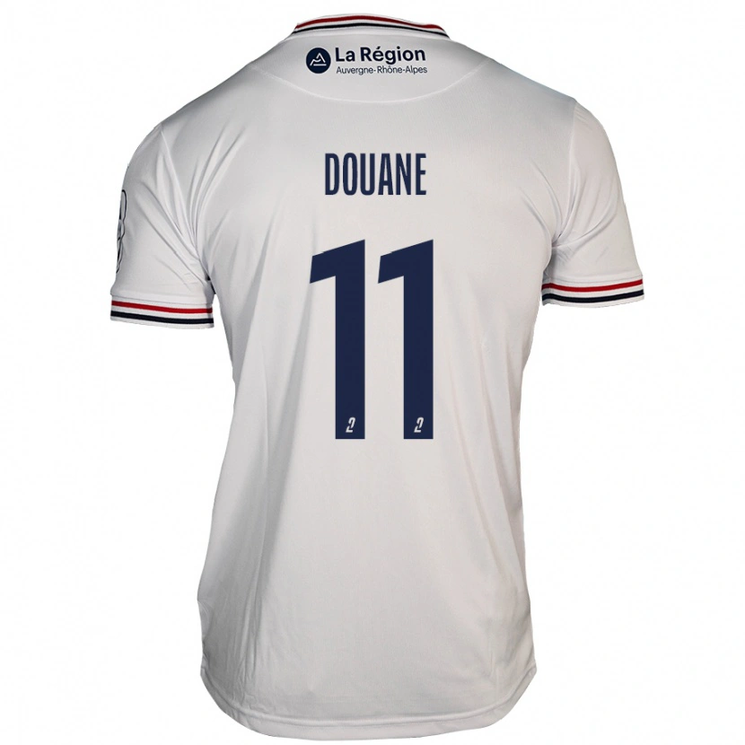 Danxen Kid Maïdine Douane #11 White Away Jersey 2024/25 T-Shirt