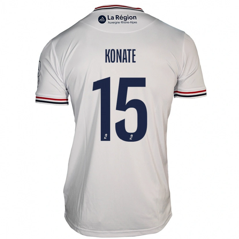 Danxen Kid Cheick Oumar Konaté #15 White Away Jersey 2024/25 T-Shirt