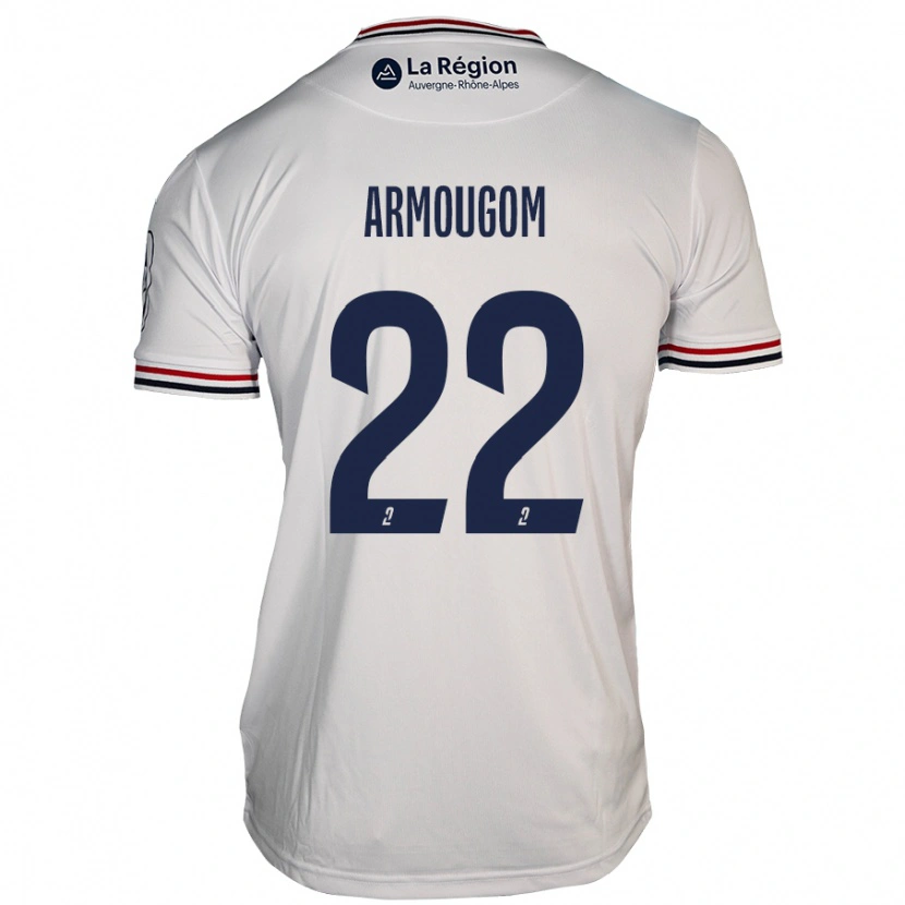 Danxen Kid Yoël Armougom #22 White Away Jersey 2024/25 T-Shirt