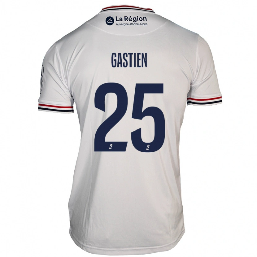 Danxen Kid Johan Gastien #25 White Away Jersey 2024/25 T-Shirt