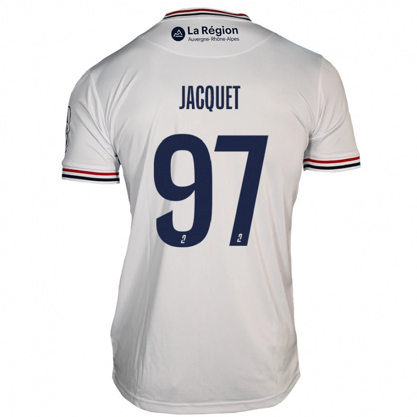 Danxen Kid Jérémy Jacquet #97 White Away Jersey 2024/25 T-Shirt