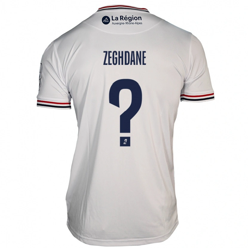 Danxen Kid Merwan Zeghdane #0 White Away Jersey 2024/25 T-Shirt