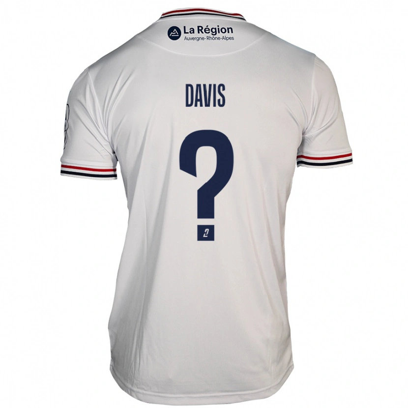 Danxen Kid Matthew Davis #0 White Away Jersey 2024/25 T-Shirt