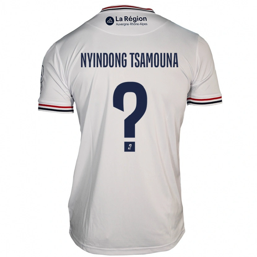 Danxen Kid Jean Nyindong Tsamouna #0 White Away Jersey 2024/25 T-Shirt