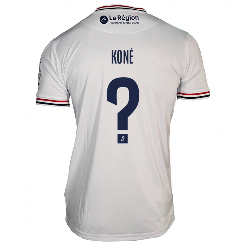 Danxen Kid Lény Koné #0 White Away Jersey 2024/25 T-Shirt