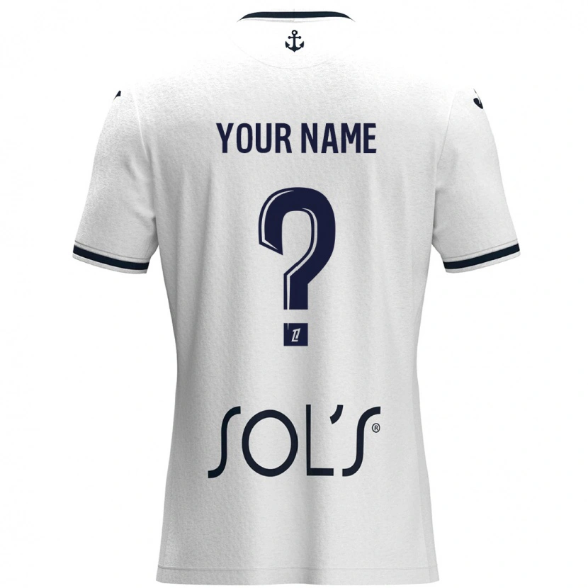 Danxen Kid Your Name #0 White Dark Blue Away Jersey 2024/25 T-Shirt