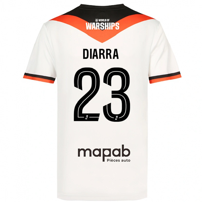 Danxen Kid Stéphane Diarra #23 White Away Jersey 2024/25 T-Shirt