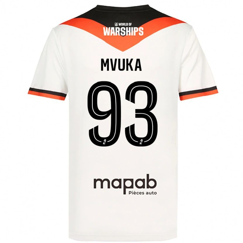 Danxen Kid Joel Mvuka #93 White Away Jersey 2024/25 T-Shirt