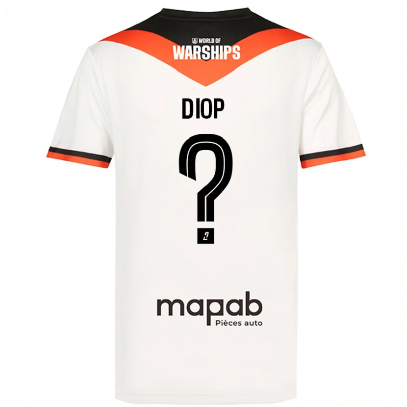 Danxen Kid Samba Diop #0 White Away Jersey 2024/25 T-Shirt