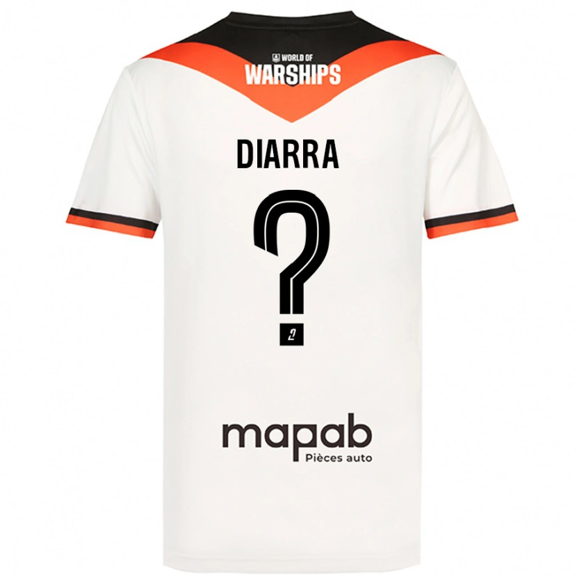 Danxen Kid Boubakar Diarra #0 White Away Jersey 2024/25 T-Shirt