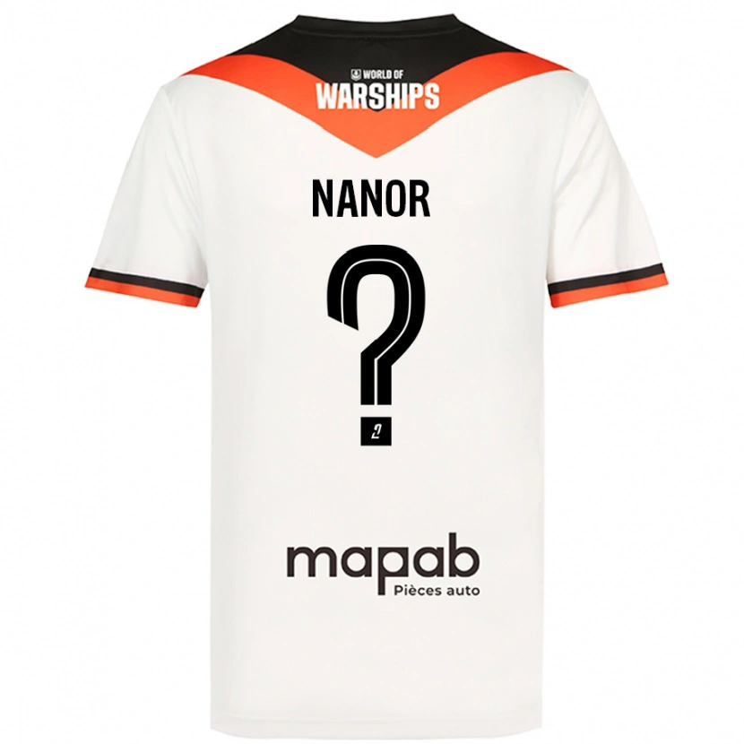 Danxen Kid Enzo Nanor #0 White Away Jersey 2024/25 T-Shirt