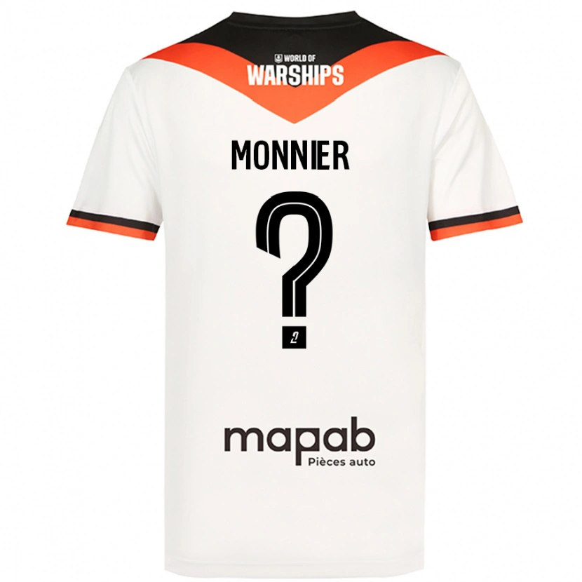 Danxen Kid Isaac Monnier #0 White Away Jersey 2024/25 T-Shirt