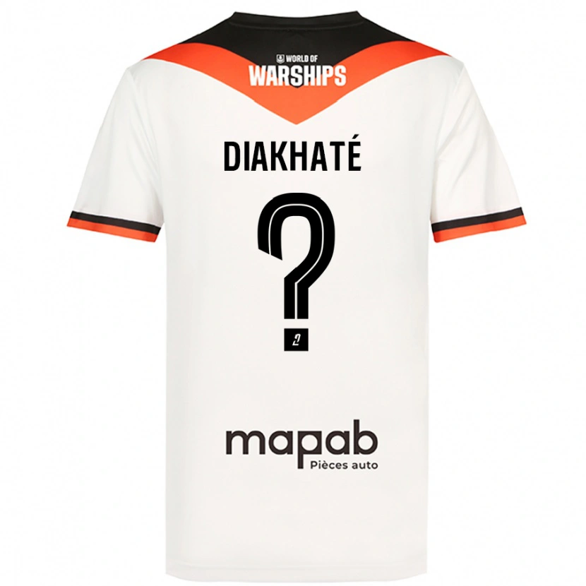 Danxen Kid Yanis Diakhaté #0 White Away Jersey 2024/25 T-Shirt