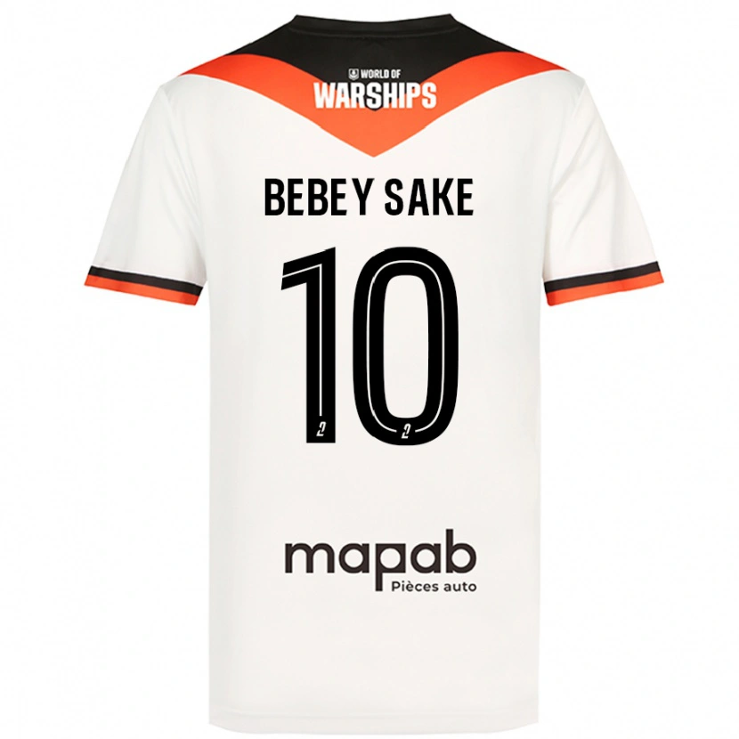 Danxen Kid Mattéo Bebey Sake #10 White Away Jersey 2024/25 T-Shirt