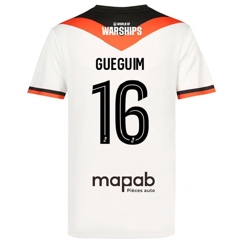 Danxen Kid Guirone Gueguim #16 White Away Jersey 2024/25 T-Shirt