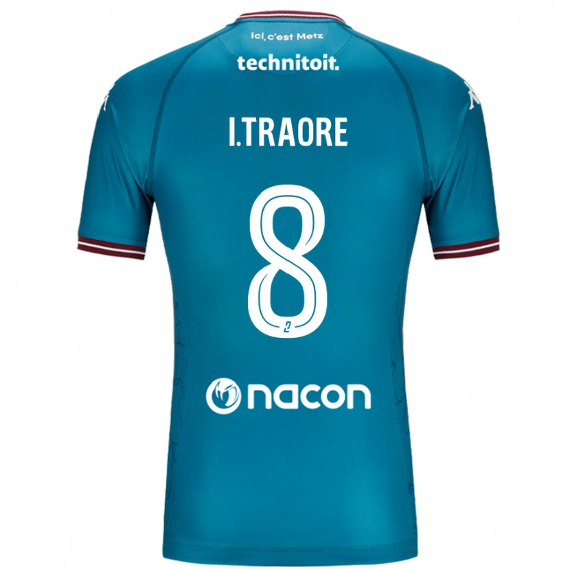 Danxen Kid Ismaël Traoré #8 Bleu Petrole Away Jersey 2024/25 T-Shirt