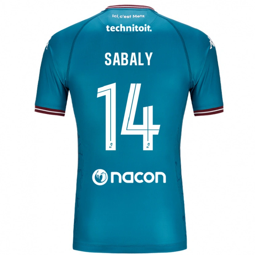 Danxen Kid Cheikh Sabaly #14 Bleu Petrole Away Jersey 2024/25 T-Shirt