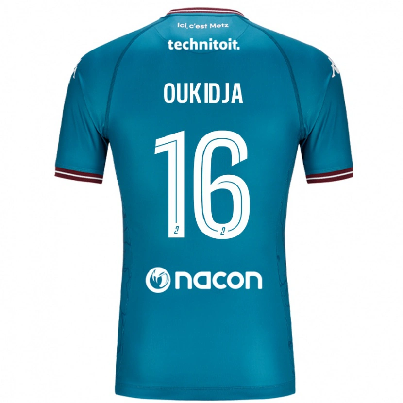 Danxen Kid Alexandre Oukidja #16 Bleu Petrole Away Jersey 2024/25 T-Shirt