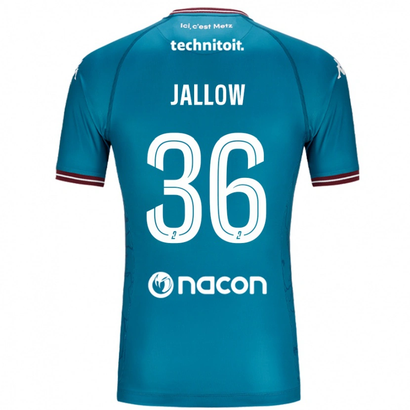 Danxen Kid Ablie Jallow #36 Bleu Petrole Away Jersey 2024/25 T-Shirt