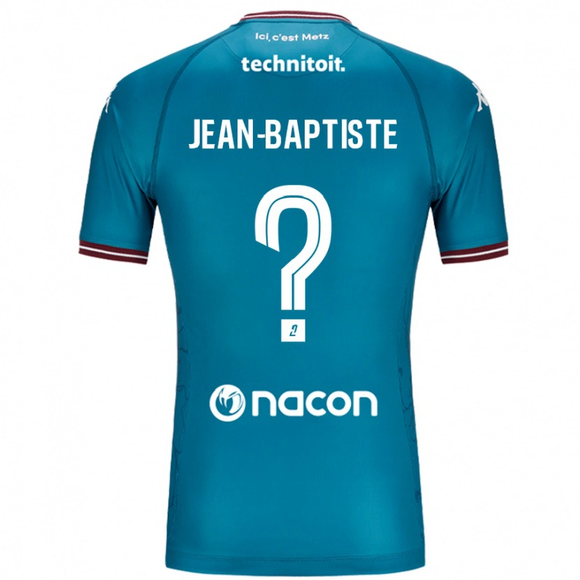 Danxen Kid Romain Jean-Baptiste #0 Bleu Petrole Away Jersey 2024/25 T-Shirt