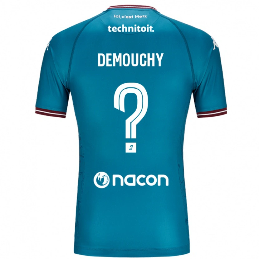 Danxen Kid Albin Demouchy #0 Bleu Petrole Away Jersey 2024/25 T-Shirt