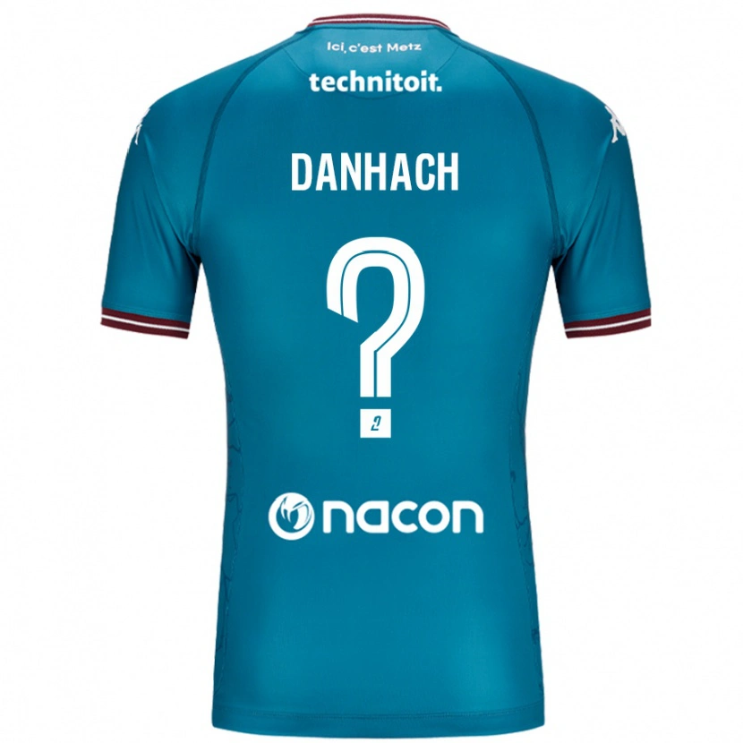 Danxen Kid Djebril Danhach #0 Bleu Petrole Away Jersey 2024/25 T-Shirt