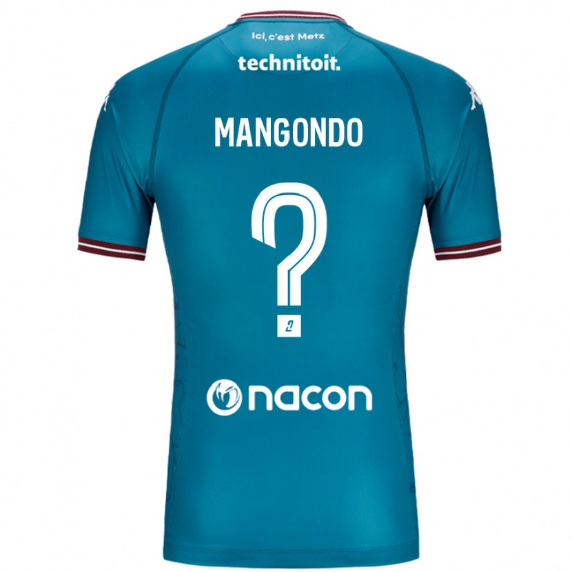 Danxen Kid Joseph Mangondo #0 Bleu Petrole Away Jersey 2024/25 T-Shirt