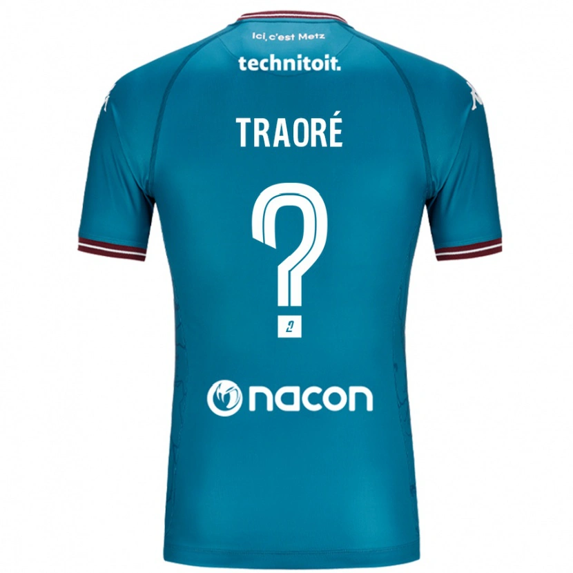 Danxen Kid Badra Traoré #0 Bleu Petrole Away Jersey 2024/25 T-Shirt