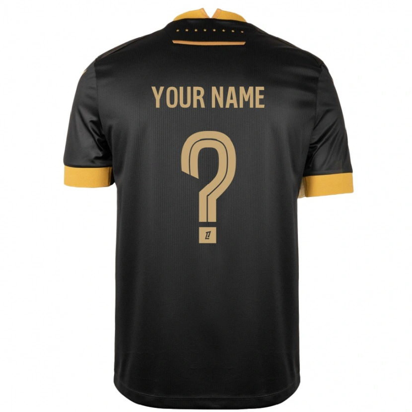 Danxen Kid Your Name #0 Black Brown Away Jersey 2024/25 T-Shirt