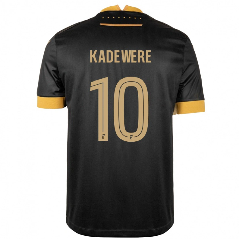 Danxen Kid Tino Kadewere #10 Black Brown Away Jersey 2024/25 T-Shirt