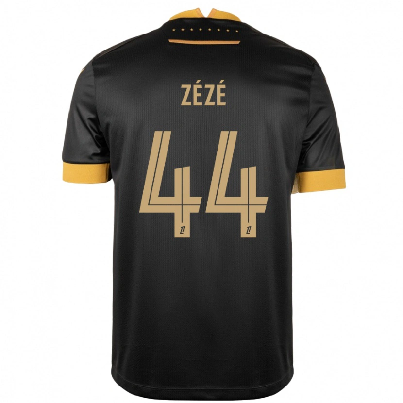 Danxen Kid Nathan Zézé #44 Black Brown Away Jersey 2024/25 T-Shirt