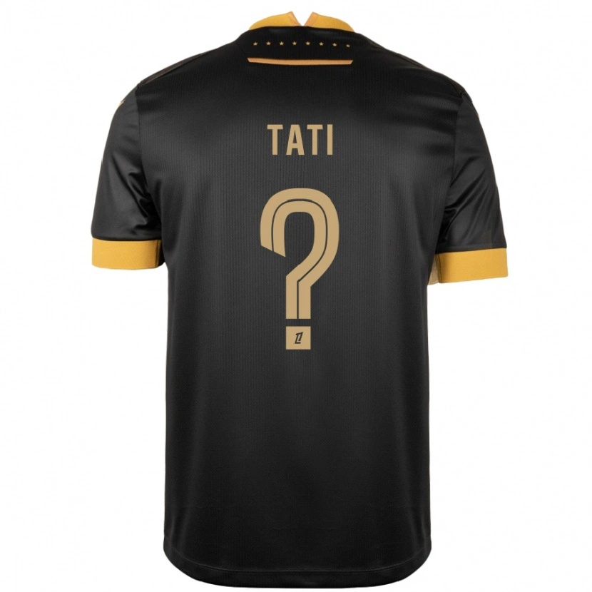 Danxen Kid Tylel Tati #0 Black Brown Away Jersey 2024/25 T-Shirt